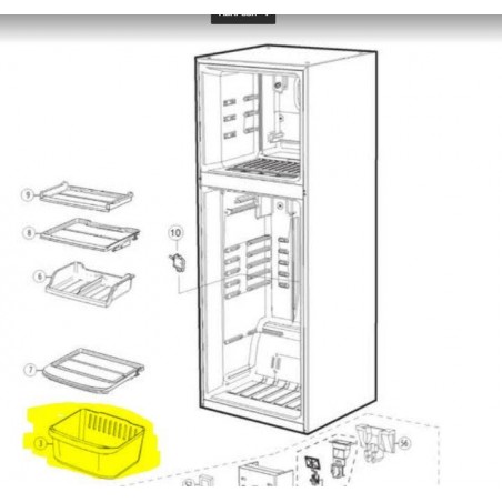 CAJON FRIGORIFICO SAMSUNG DA61-03542A