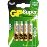 Pilas GP Super alkalina AAA 1,5v 4 UNIDADES