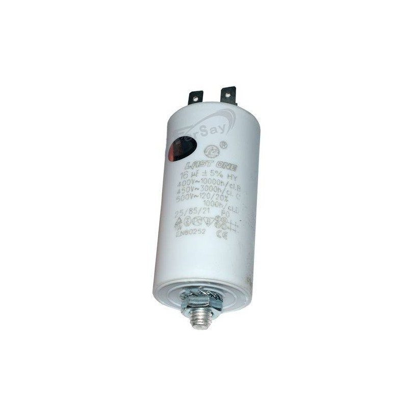 condensador simple 16 - 450v